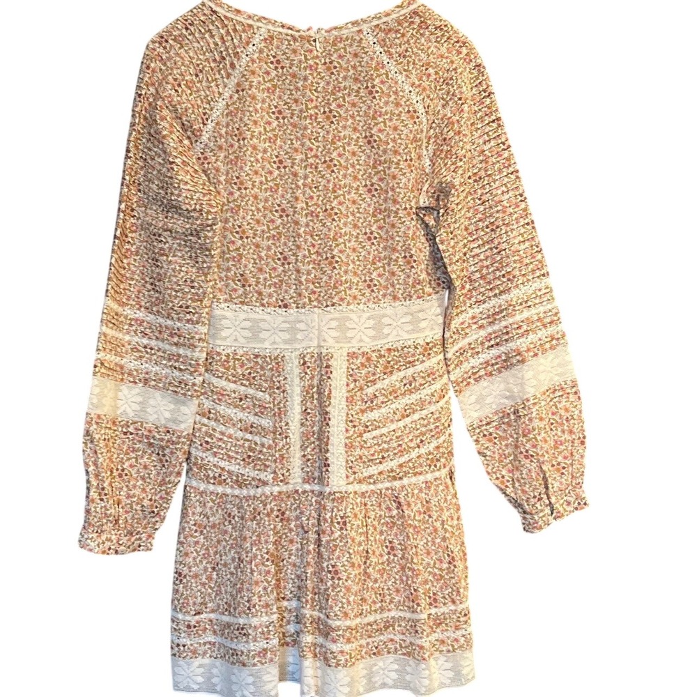 Veronica Beard Addilyn‎ Floral Lace Prairie Boho mini Dress Sz 8 Read EUC - Picture 3 of 16